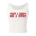 thumbnail image 4 of YAYUBA Women Tank Tops Women Western Crop Tops Cowboy Country Concert Sleeveless Graphic Tees Summer Outfits 2026, 4 of 4