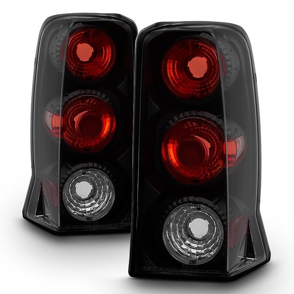 [Black Smoke] 2002 2003 2004 2005 2006 Cadillac Escalade Tail Lights Brake Lamps