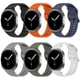 thumbnail image 1 of Pack de 6 Correas Deportivas TiMOVO Samsung Galaxy Watch 8 Silicone Suave para Mujer y Hombre, 1 of 9