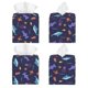 thumbnail image 2 of Balery Cute Shark Porta Pañuelos de Cuero con Estampado – Funda Moderna Cuadrada para Caja de Pañuelos, Dispensador 5x5x5'', 2 of 7