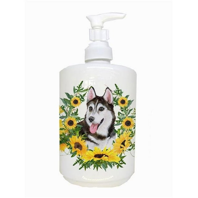 Carolines Treasures CK2904SOAP Siberian Husky No.2 Ceramic Soap Dispenser