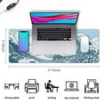 thumbnail image 5 of "Topographic Desk Mouse Pad for Superior Comfort and Style - Extra Large Size, Non-Slip Rubber Base - The Perfect Desk Decor Accessory", 5 of 7