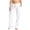 White, variant on Staron Summer Casual Pants for Women Loose Elastic Waist Solid Trousers with Pockets Comfy Lounge Relaxed Beach Vacation Travel, White XXL