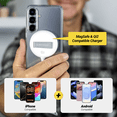thumbnail image 4 of Scosche MSQTPKSWT-SP MagicMount ChargePad Kick 25W MagSafe Wireless Charging KickStand iPhone & Qi2, 4 of 8