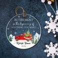 thumbnail image 4 of Retirement is The Beginning of Anything You Want Christmas Ornaments 2025, Retirement Decor Xmas Ornament Gift for Men Women Retired, Custom Year/Name Loved Ones Retired Ornaments Gifts, 4 of 5
