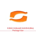thumbnail image 4 of Wweixi Glasses Ear Grip 1 Pair Elastic Spectacles Strap Holder Slipping-preventing Care Tools Lightweight for Children Adults Red Orange, 4 of 6