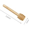 thumbnail image 2 of 5 Pack 3.2 Inch Mini Wooden Honey Dipper Sticks Honey Dippers Honey Stick Jam Muddler Syrup Stirrer for Honey Jar Dispense Drizzle Honey, 2 of 6