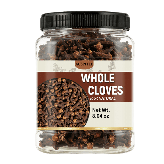 AUSPITEE Whole Cloves (8.04OZ) 228g Handpicked Whole Cloves Flavorful Spice for Cooking Baking