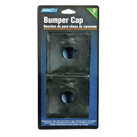 Camco 40303 4Inch Bumper Caps Black 2 Count Bumper Caps Blk 2pk