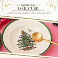 thumbnail image 5 of Spode Christmas Tree Collection Pasta Bowl - Set of 4, Rimmed Plate for Serving Salad, Spaghetti, and Soup, 10-Inch, Made of Porcelain, Dishwasher, Microwave, and Freezer Safe, 5 of 7