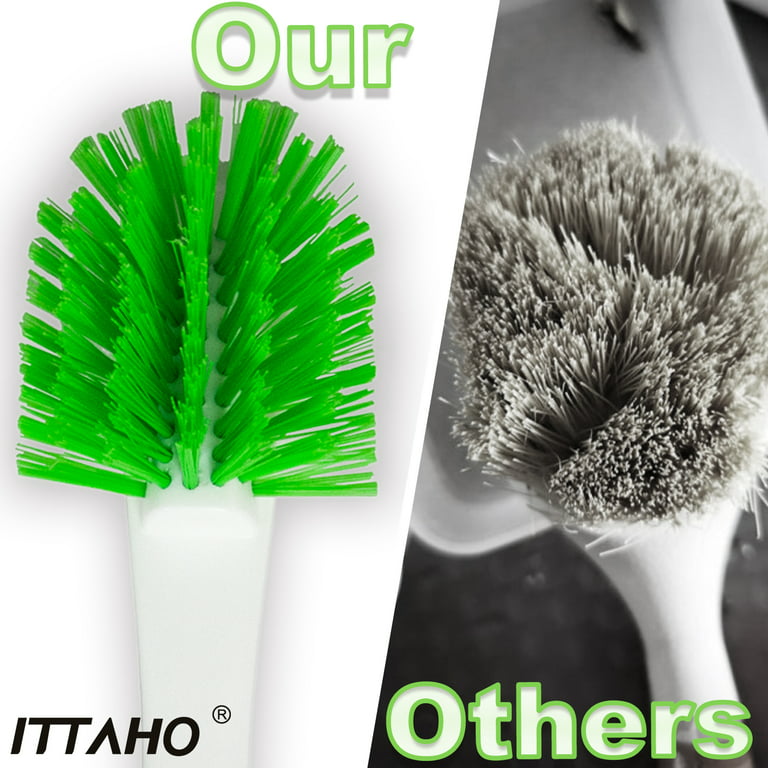 ITTAHO Dish Scrub Brush Kit, Kitchen Dish Brush Set for Cleaning - 3 P