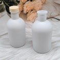 thumbnail image 4 of 2PCS 200ml Reed Glass Diffuser Set，Essential Oil Container,6.7oz Refillable Empty Glass Bottles with Sticks,Diffuser Jars for Home Oil Fragrance Matte White (200ml Tall), 4 of 5