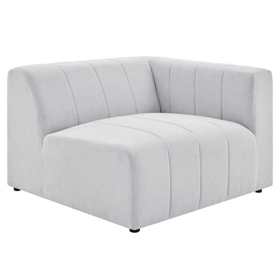 Sofa Corner Chair, Fabric, Ivory White, Modern Contemporary Urban Design, Living Lounge Room Hotel Lobby Hospitality