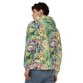 thumbnail image 4 of Kdxio Blooming Cactus Print Men Hoodies Casual Hoodies for Men with Zip Pockets Full Zip Long Sleeve Sweatshirt Sports Hooded Jacket-X-Large, 4 of 5