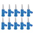 thumbnail image 4 of Banana Socket 10Pcs Solderless Banana Plug ABS Brass Lantern Open Screw Bananas Connectors For Inverters 4mm, 4 of 8
