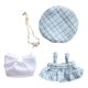 thumbnail image 4 of Conjunto de ropa para muñeca perfke 4 piezas 17cm azul, 4 of 7