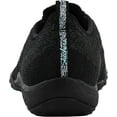 thumbnail image 3 of Skechers Women's Relaxed Fit Breathe Easy Fortune-Knit Slip-On Sneaker Black/Aqua 9, 3 of 5