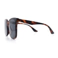 thumbnail image 6 of Womens XXL Oversized Inset Lens Large Coverage Horn Rim Plastic Sunglasses Tortoise - Black, 6 of 7