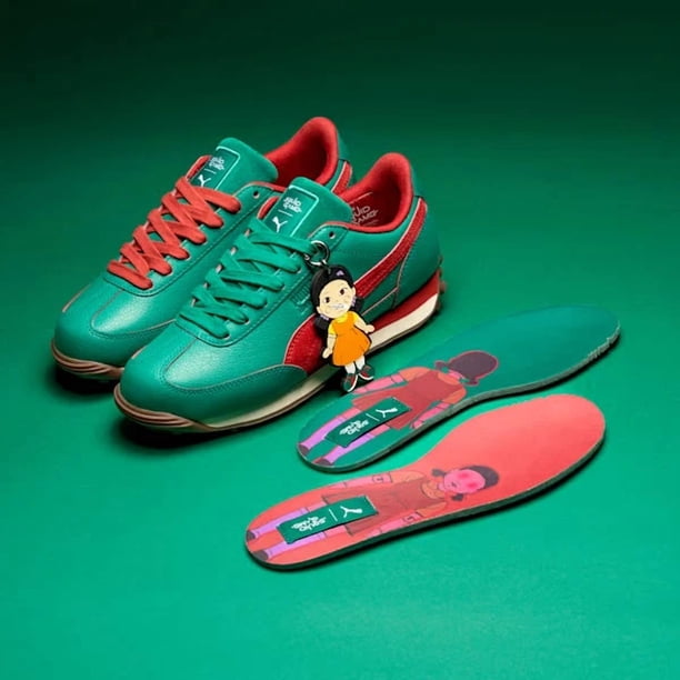 Authentic PU & MA x Squid Game Easy Rider Squid Game Men's Lace-up Sneakers Shoes