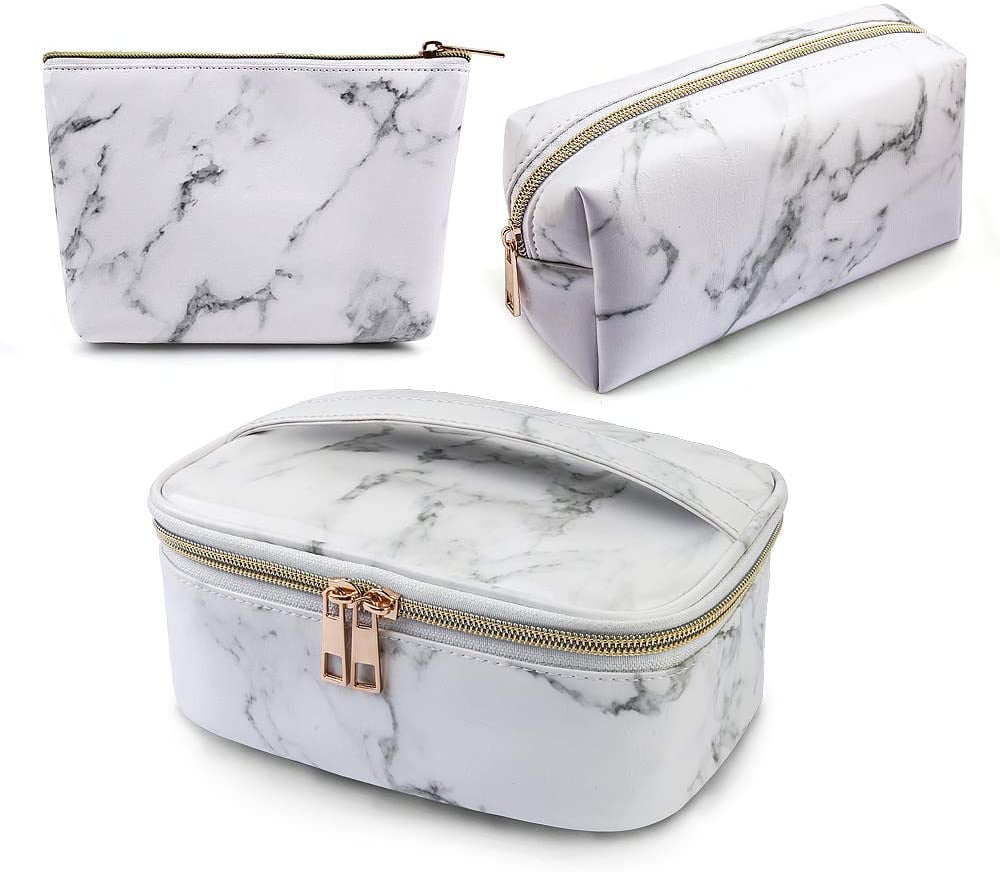 3 Pieces Cosmetic Bag Portable Travel 