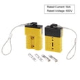 thumbnail image 2 of Unique Bargains 6 Gauge Battery Quick Connect Disconnect Kit 50A Wire Harness Connector for Winch Auto Car Trailer Driver Yellow 2pcs, 2 of 5