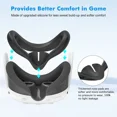 thumbnail image 4 of Silicone Cover Set for Meta Quest 3, Upgraded Design Full Protection for Quest 3, 4 in 1 VR Accessories Protective Cover for Oculus Quest 3, Ideal Present for Birthday and Christmas, 4 of 7