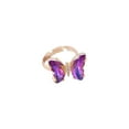 thumbnail image 1 of PVCS Bague Ajustable Papillon Dégradé Créatif Mode pour Femmes avec Ouverture, 1 of 2