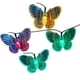 thumbnail image 2 of Cadena de luces LED, cadena de luces de cristal grande alimentada por energía solar, luz de colores con forma de mariposa e insectos, luz decorativa de colores a prueba de agua, 2 of 5