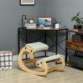 thumbnail image 2 of HOMCOM Ergonomic Kneeling Chair, Adjustable Kneeling Stool, Cream White, 2 of 10