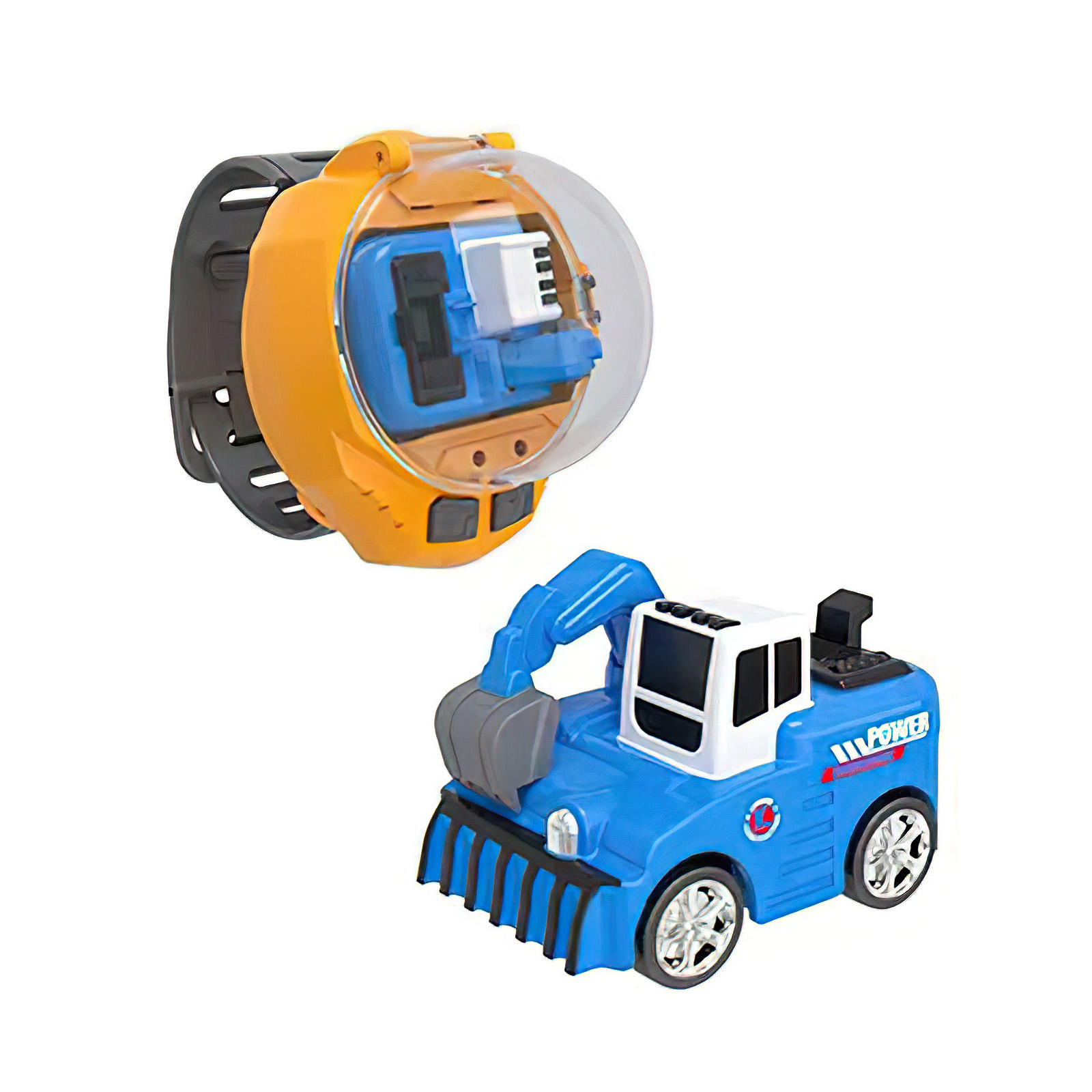 Garhelper Mini Remote Control Bulldozer Watch Toys 2.4 Ghz Wrist