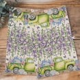 thumbnail image 4 of Blue Purple Floral Kitchen Towels Set of 2, Water Absorbent Dish Towel, Spring Vintage Hydrangea Flower Truck Decorative Hand Towels - Quick Drying Cloth for Cooking Baking, 18x28 Inch, 4 of 8