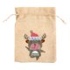 thumbnail image 2 of Cuadros Decorativos 4pcs diamante pintura Navidad lino bolsa de regalo de dibujos animados decoración del hogar (FD001) Tmvgtek embutido en tela, 2 of 6