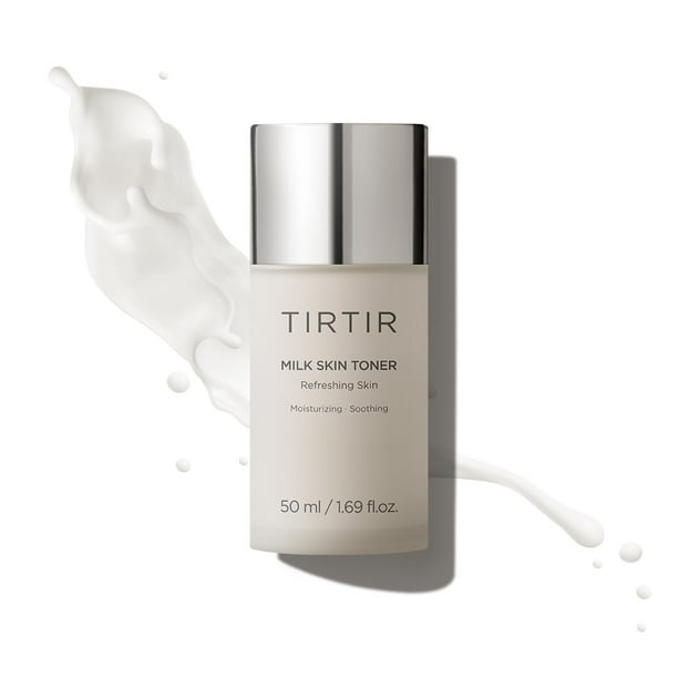 Tónico para piel, leche TIRTIR, 50 ml, de vidrio para hidratación profunda, aspecto de piel