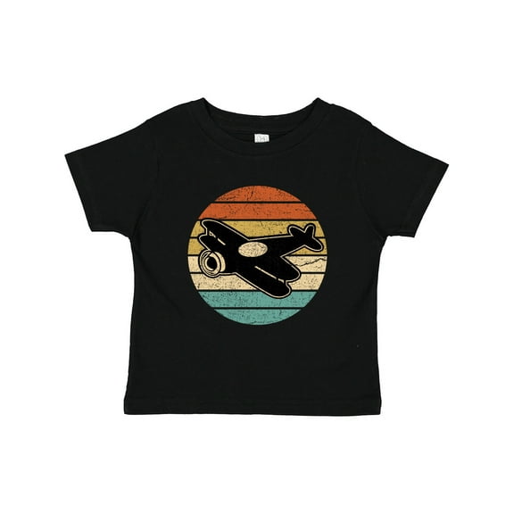 Inktastic Vintage Airplane Retro Sunset Boys or Girls Toddler T-Shirt