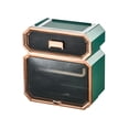 thumbnail image 2 of Titular de Papel Perfecl Accesorios de Baño de Tejido Verde, 2 of 8