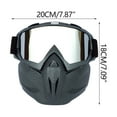 thumbnail image 3 of Qholemyo Snow Goggles Motorcycle Helmet Goggles Mask Outdoor Riding Windproof Goggles, Matching Motorcycle Face Mask, Essential Biking Gear For Windproof Protection, 3 of 3