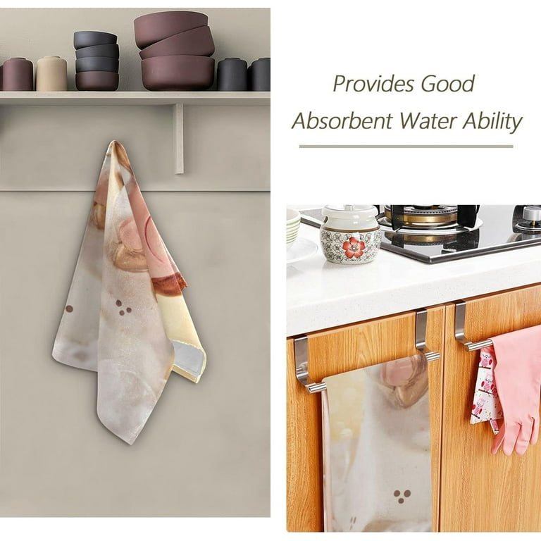 Golden Christmas Decoration Hand Towels 2 PCS Xmas Stars Angel Kitchen Towel Ultra Soft and Highly Absorbent Decorative Fingertip Face Towel for Bathroom Hotel 28.3 x 14.4 Walmart