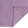 thumbnail image 6 of TWOPAGES Pinch Pleat Velvet Curtain Room Darkening Drape for Living Room, 1 Panel, 52"x108", Violet, 6 of 6