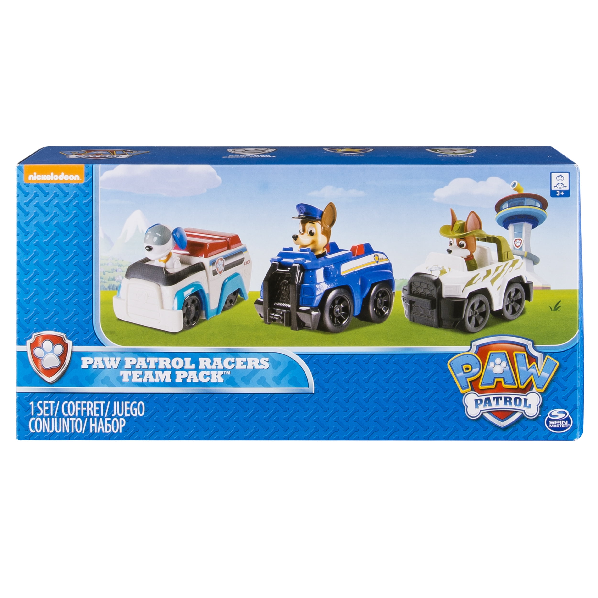 paw patrol rescue racers 3 pack