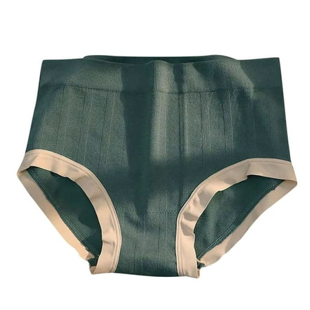 

Cotton Underwear For Women Cotton Seamless Underwear for Women No Show Bikini Panties Invisibles No Panty Line Briefs(One Size B)