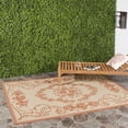 thumbnail image 2 of Safavieh Courtyard Elena Oriental Indoor/Outdoor Area Rug, Natural/Terracotta, 4' x 5'7", 2 of 10