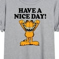thumbnail image 3 of Garfield - Have A Nice Day - Juniors Ideal Flowy Muscle T-Shirt, 3 of 5