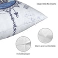 thumbnail image 3 of Wukai Not All Who Wander Are Lost2 Premium Polyester Fleece Pillow Covers with Hidden Zipper Closure,Luxuriously Soft and Durable-26"x26", 3 of 7