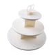 thumbnail image 1 of SOPORTE DE pastel - BASE BLANCA REUTILIZABLE - SOPORTE PARA DE - 42 AGUJEROS, 1 of 9