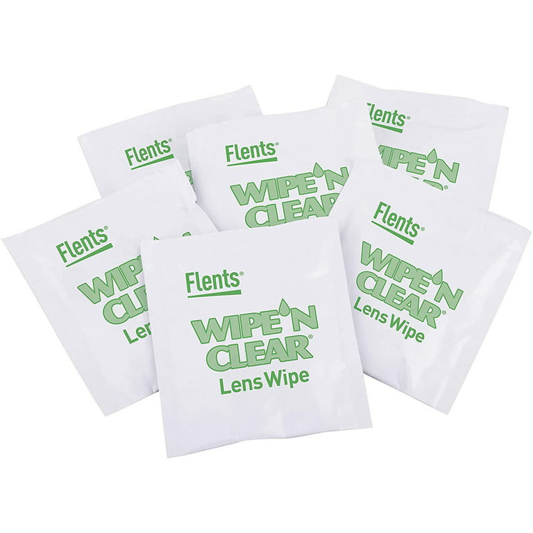 Flents Wipe 'n Clear Lens Cleaning Wipes 150 Count 2 Boxes of 75