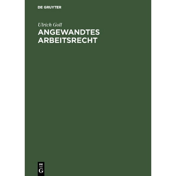 Angewandtes Arbeitsrecht, (Hardcover)