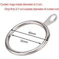 thumbnail image 3 of 40 Pcs Metal Curtain Ring For Curtains And Poles,dangling Sliding Eyelet Ring 32 Mm Inner Diameter, 3 of 5