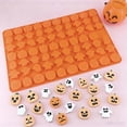thumbnail image 5 of Halloween Themed Silicone Baking Molds,Pumpkin Candy Pop Molds,Ghost Face Chocolate Mold,Ice Cubes Molds for Making Jelly, Gummy, Snack, Wax Melt, Cake Decor,DIY Homemade Mould Treat or Trick, 5 of 7