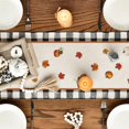 thumbnail image 6 of Buffalo Plaid Truck Pumpkin Fall Table Runner, Seasonal Autumn Floral Kitchen Dining Table Decoration for Home Party Decor 13x72 Inch, 6 of 6