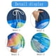 thumbnail image 3 of Pantalones de playa de secado rápido para hombre, pantalones de natación de cinco puntos con estampado 3D, pantalones cortos informales grandes, 3 of 6